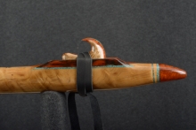 Myrtle Burl Native American Flute, Minor, Low F-4, #R6K (0)